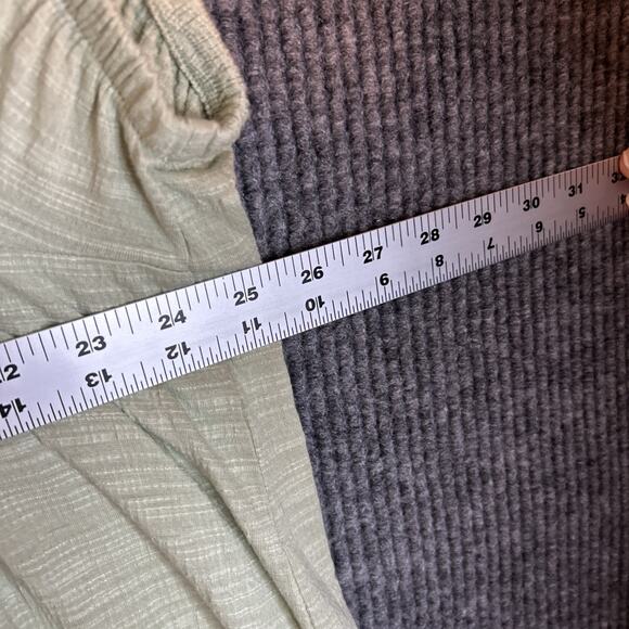 Wonderly Womens Blouse Plus Size 2X Green Puff Sleeve Boho Peasant Cottage New - Picture 7 of 8